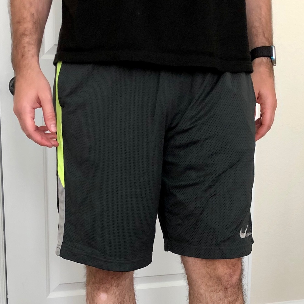 Nike Mesh Lacrosse Shorts - Grey/L